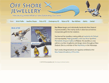 Tablet Screenshot of offshorejewellery.co.nz